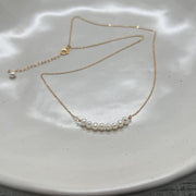 Classic Freshwater Pearl Bar Necklace