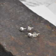 Little Ball Studs (3mm) - Gold Filled or Sterling Silver - Sela+Sage - Stud/Post Earrings