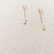 Gold Filled Circle Dangle Earrings