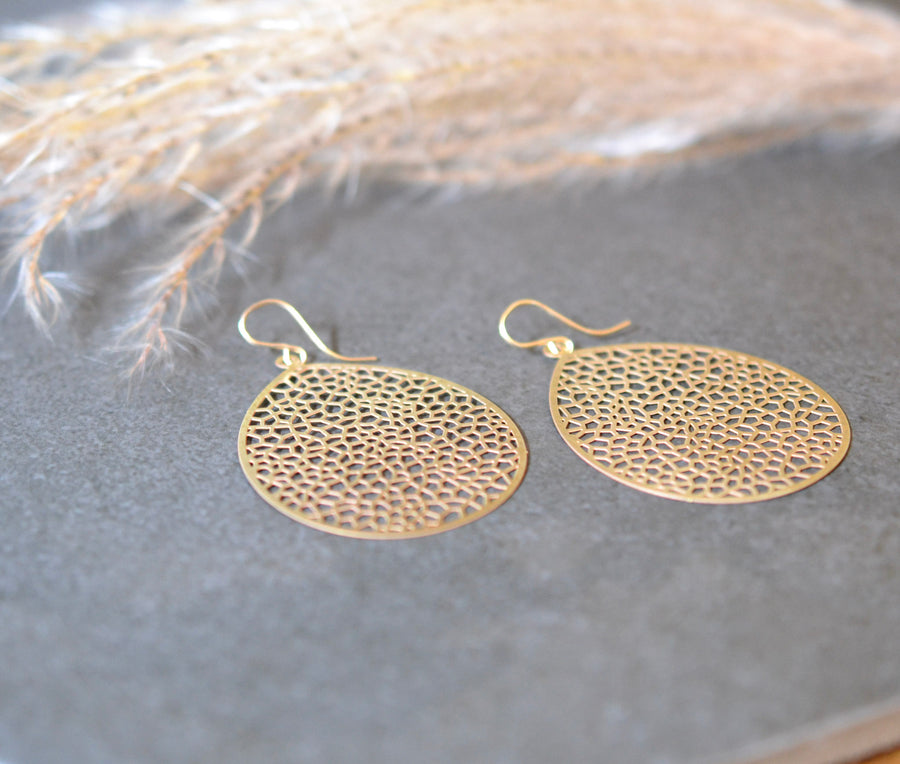 Art Deco Filigree, Gold Filled and Brass