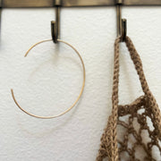 Gold Filled Circle Dangle Earrings