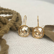 Gold Filled Circle Dangle Earrings