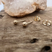 Gold Filled Circle Dangle Earrings