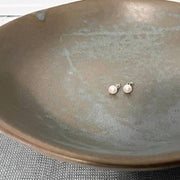 High Luster, Small Natural Freshwater Pearl Stud Earrings