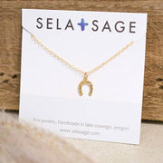 Good Luck Charm, Equestrian Horse Shoe Gold Filled
