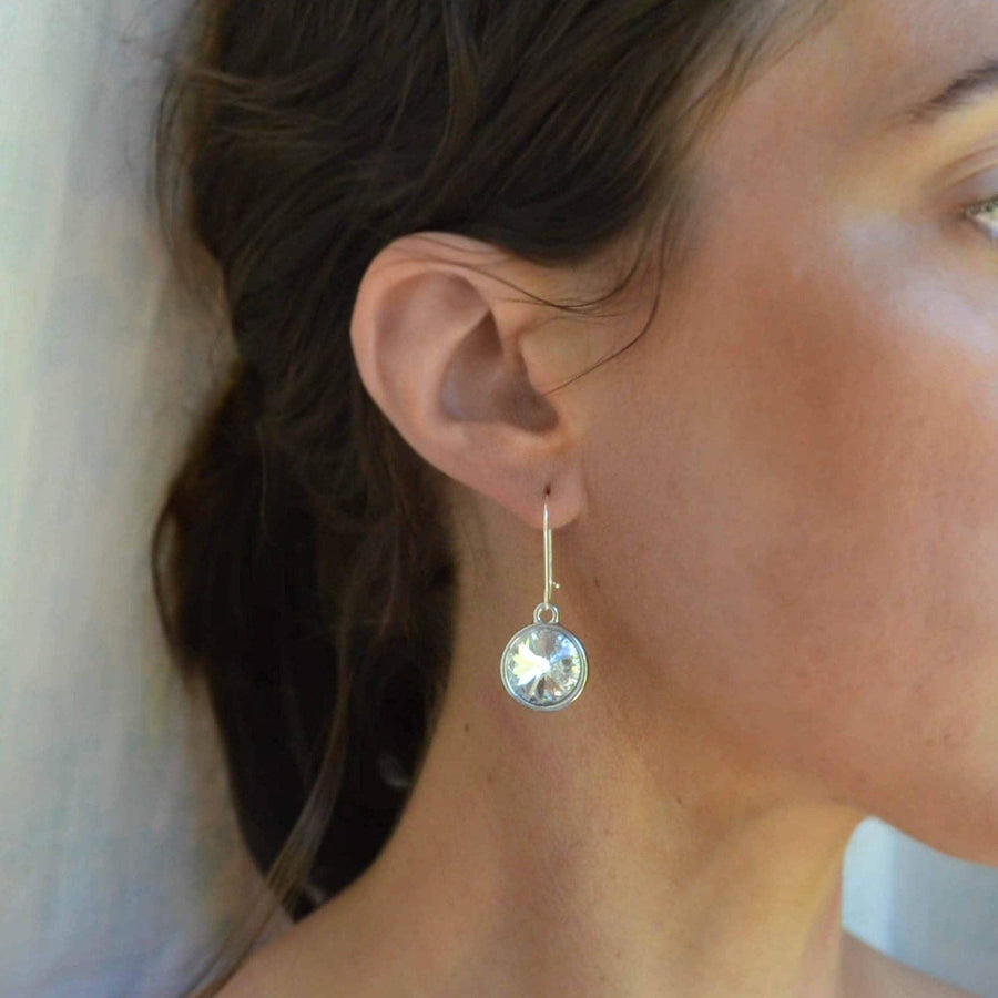 Floating Crystal Earrings