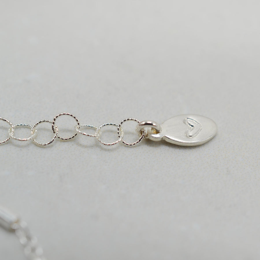 Silver Anklet,  Sterling Silver Paperclip Chain Anklet with Heart Charm, Layering Anklet, Silver Body Jewelry