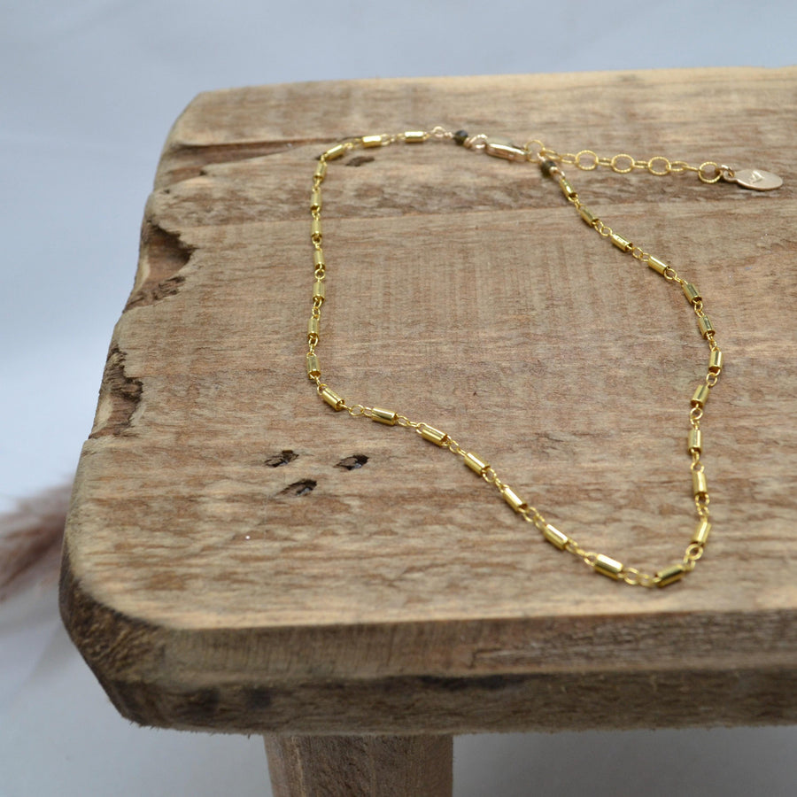 Charm Anklet, Gold Filled Mini Bar Chain Anklet with Heart Charm, Layering Anklet Body Jewelry
