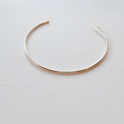Choker / Open Collar Necklace - Sterling Silver - Sela+Sage - Choker/Collar
