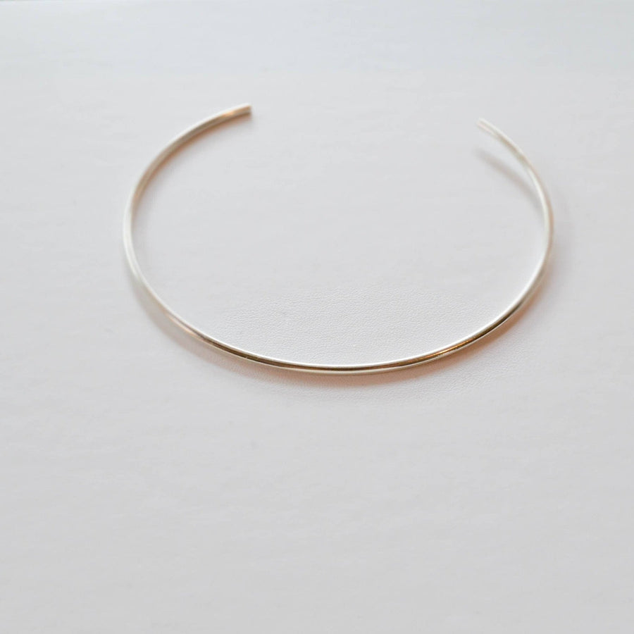 Choker / Open Collar Necklace - Sterling Silver - Sela+Sage - Choker/Collar