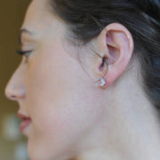Crystal Ball Stud Earrings - Sterling Silver or GF - Sela+Sage - Stud/Post Earrings