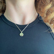 Dainty Initial Letter Necklace - Gold Filled or Sterling Silver - Sela+Sage - Pendant/Charm Necklace