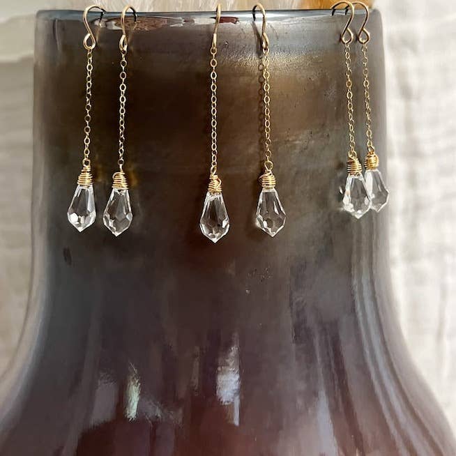 Teardrop Crystal Teardrop Earrings