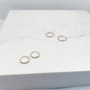 Endless Hoops - Gold Filled or Sterling Silver - Sela+Sage - Hoop Earrings