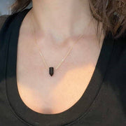 Black Onyx Point Necklace