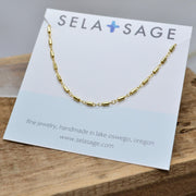 Charm Anklet, Gold Filled Mini Bar Chain Anklet with Heart Charm, Layering Anklet Body Jewelry