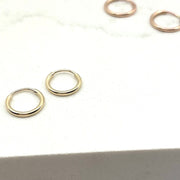 Endless, Huggie Hoop Earrings in Gold Filled