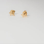 Tiny Cross Stud Earrings