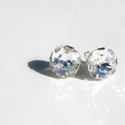 Cushion Cut Swarovski Crystal Post Earrings