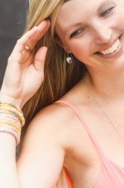 Champagne Crystal Drop Earrings