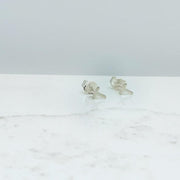 Sterling Silver, Little Cross Stud Earrings