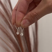 Petite Lab Diamond Drops - GF, Rose GF or Sterling Sterling - Sela+Sage - Dangle Earrings