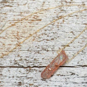 Raw Quartz Crystal Point Necklace - GF or Sterling Silver - Sela+Sage - Pendant/Charm Necklace