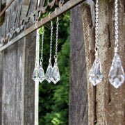 Teardrop Crystal Teardrop Earrings - Sterling Silver or GF - Sela+Sage - Dangle Earrings